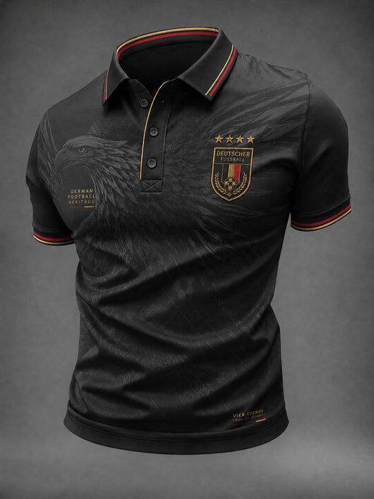 Herren-Fußballshirt mit Deutschland-Druck