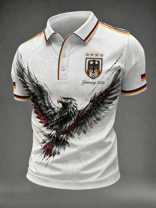 Herren-Fußballshirt mit Deutschland-Druck