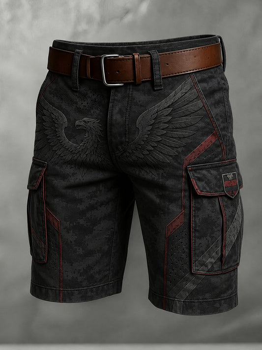 Herren-Fußball-Print-Casual-Shorts aus Österreich