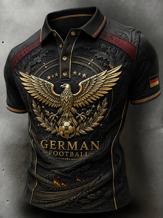 Männer Deutschland Fußball Kurzarm T-Shirt