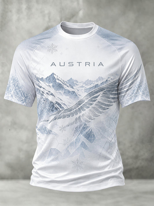 Herrenhemd aus Österreich mit kurzen Ärmeln
