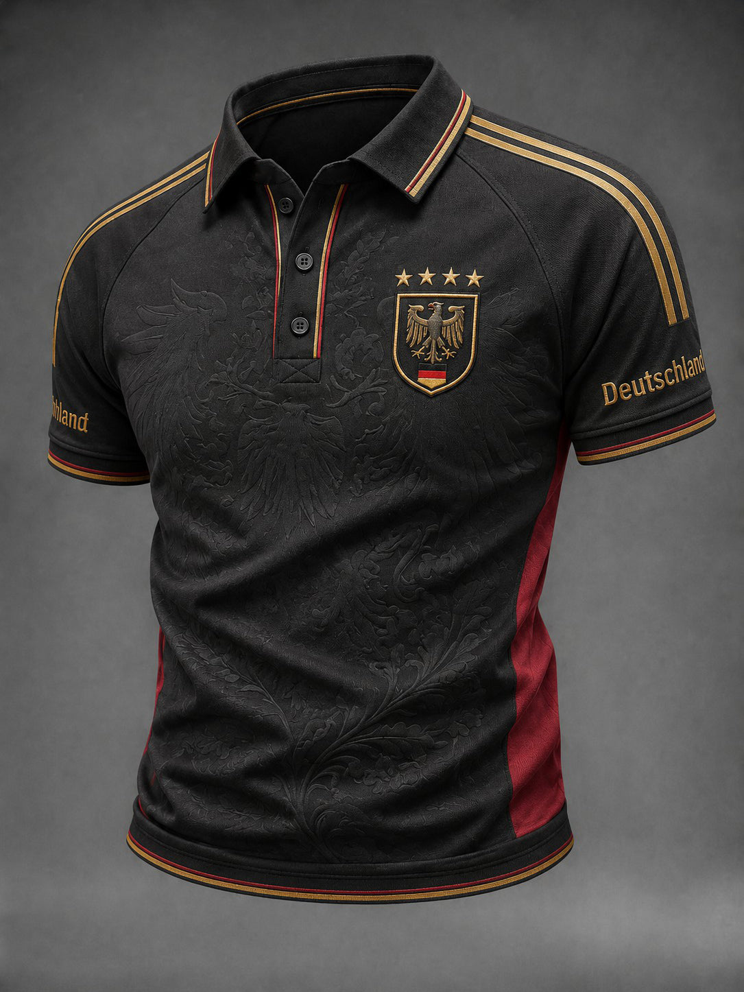 Herren-Fußballshirt mit Deutschland-Druck