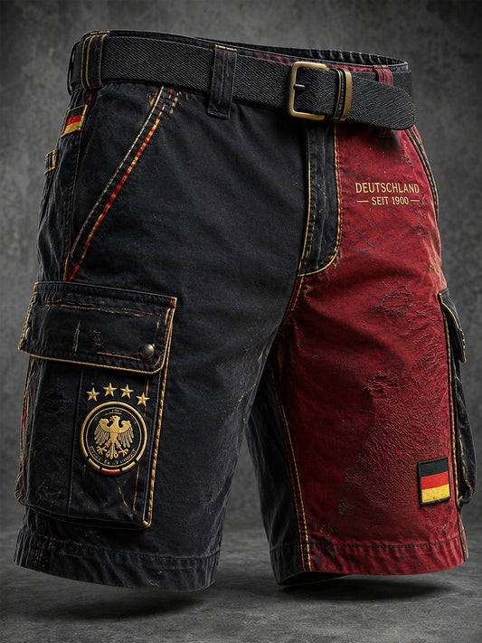Herren-Fußballkunstdruck-Lässig-Shorts aus Deutschland