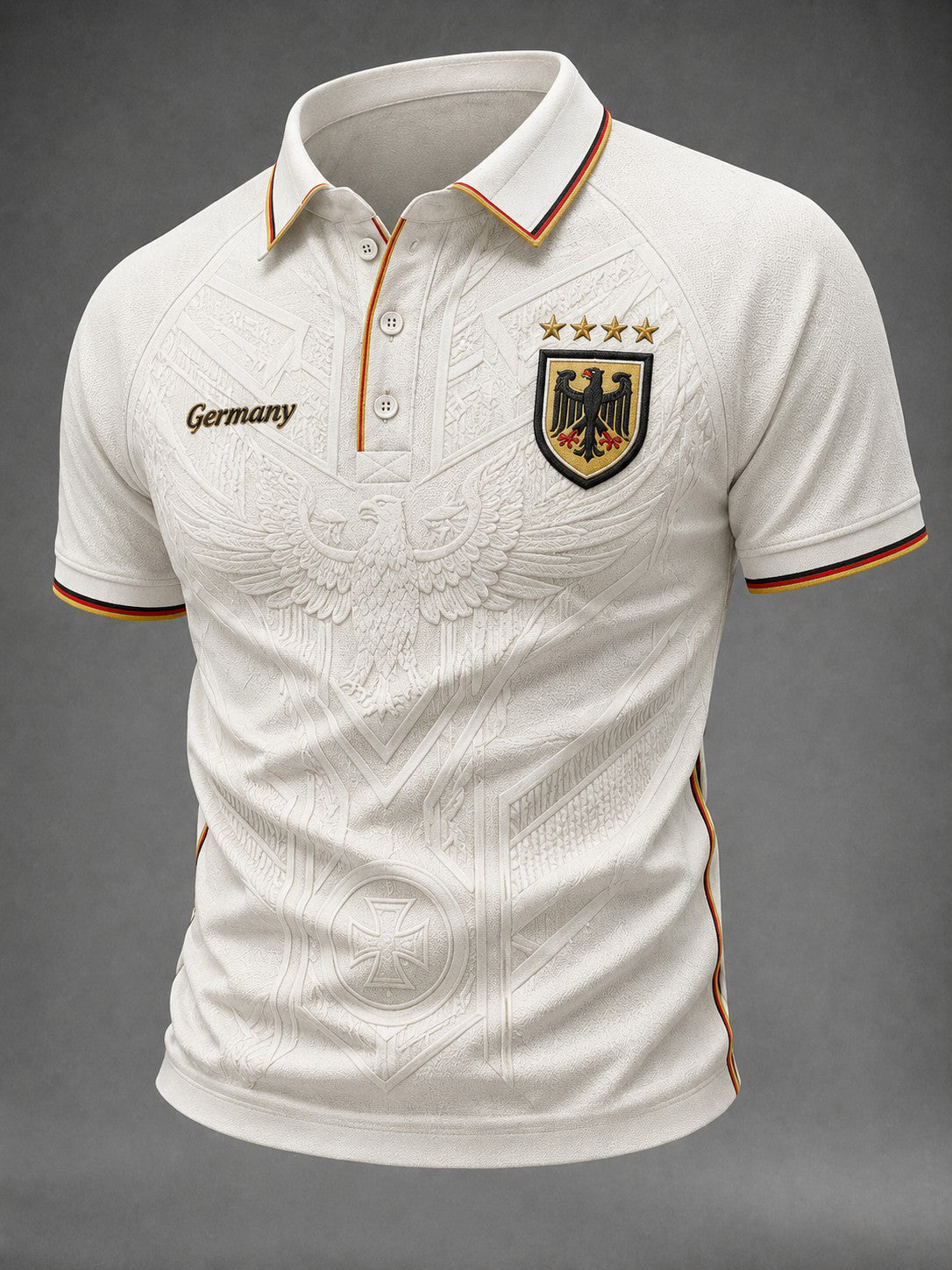 Herren-Fußballshirt mit Deutschland-Druck