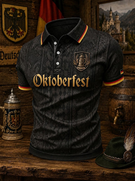 Herren-Oktoberfest-Printhemd