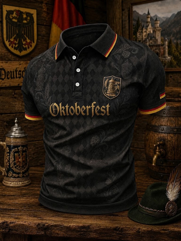 Herren-Oktoberfest-Printhemd