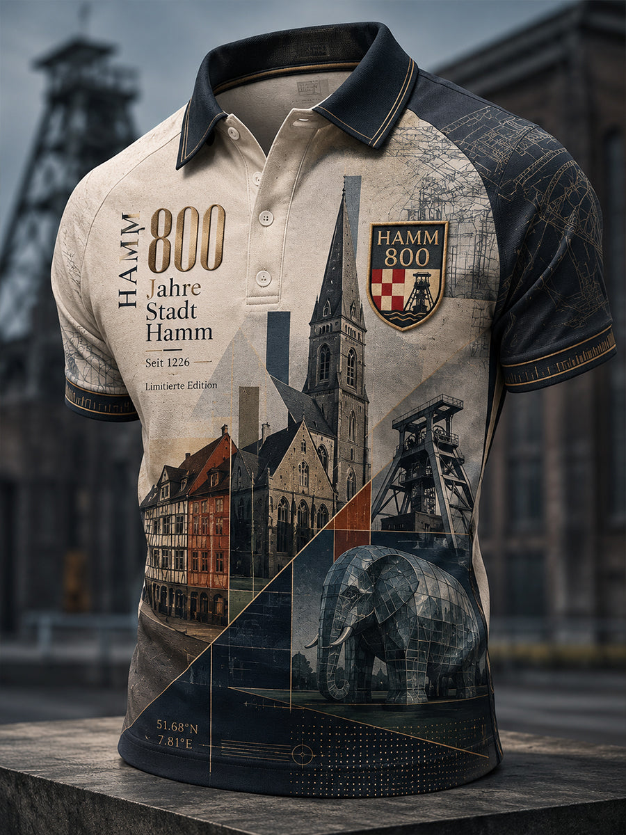 Herren-T-Shirt mit kurzen Ärmeln – Städte Deutschlands