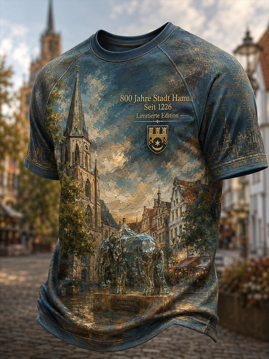 Herren-T-Shirt mit kurzen Ärmeln – Städte Deutschlands