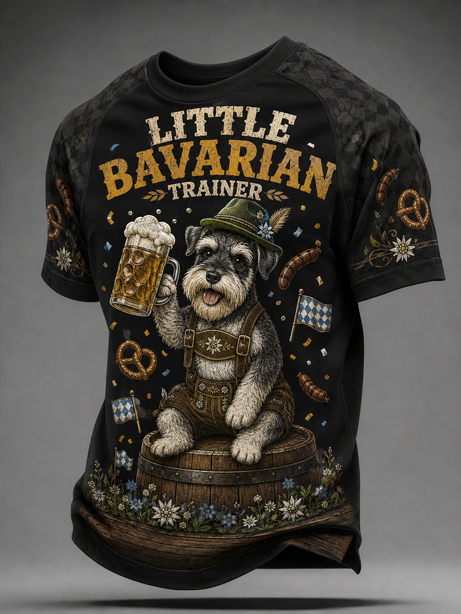 Herren-Oktoberfest-T-Shirt mit kurzen Ärmeln