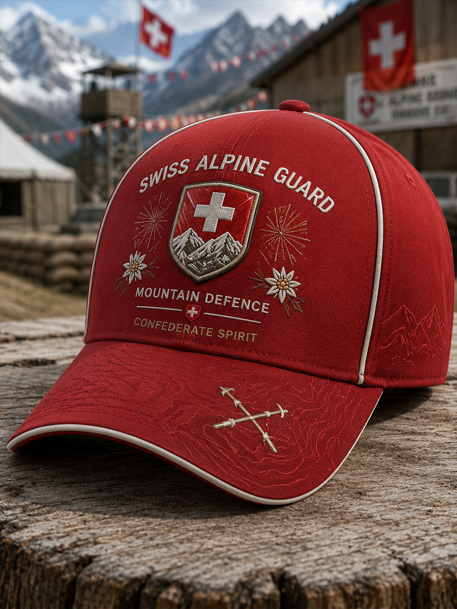 Herren hut mit Militär druck