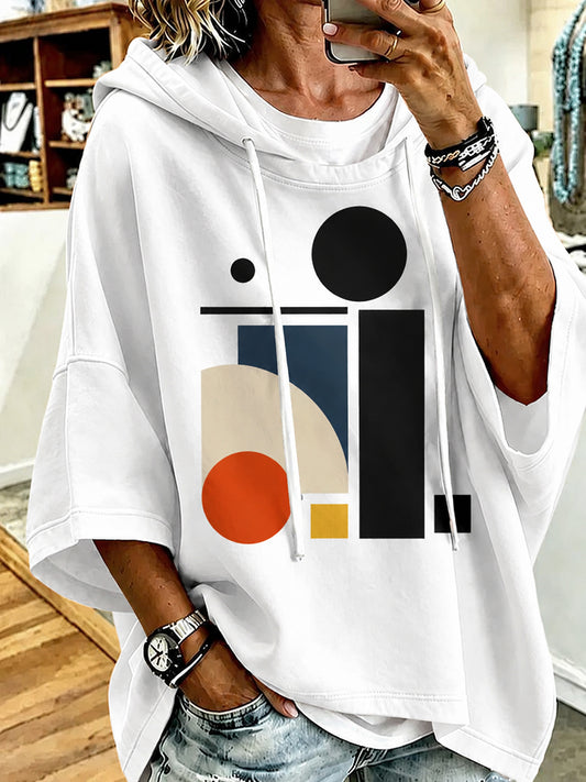 Frauen Bauhaus inspirierte Kunstdruck Sweatshirt