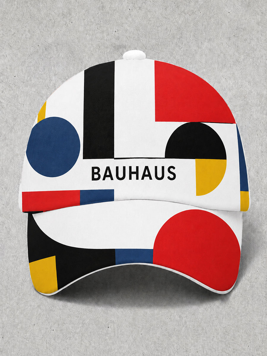 Unisex Bauhaus inspirierte Kunstdruck kappe