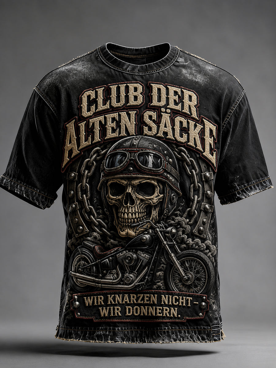 Männer Spaß Slogan Print Casual T-Shirt
