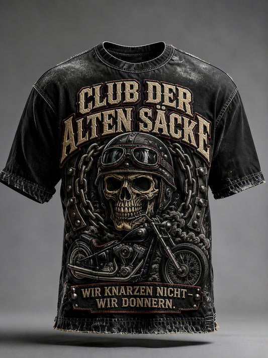 Männer Spaß Slogan Print Casual T-Shirt