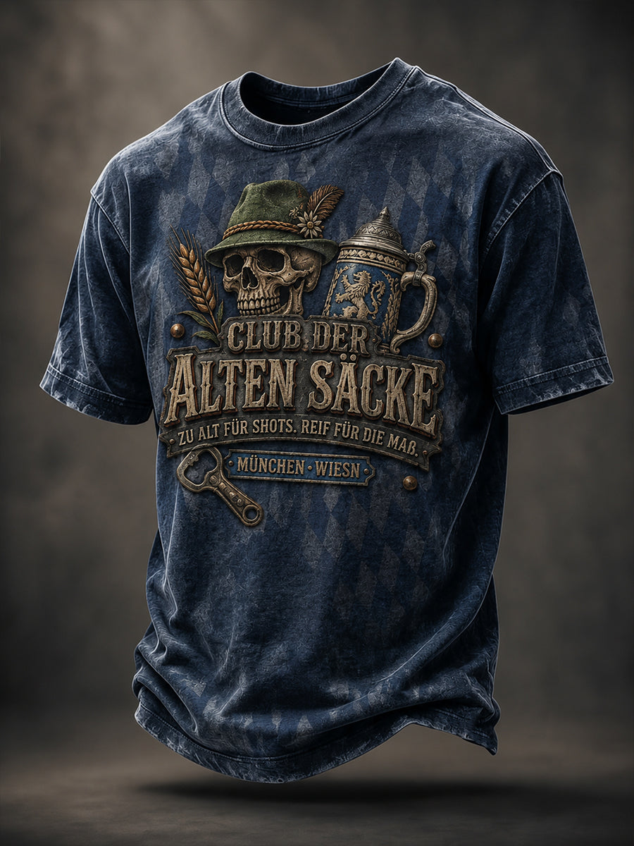 Herren-Oktoberfest-München-Lustiges T-Shirt mit Bierliebhaber-Slogan