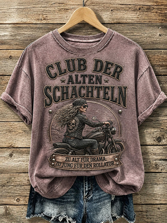 Frauen lustiges Slogan Print Casual T-Shirt