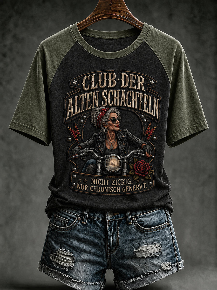 Frauen lustige Slogan Print T-Shirt