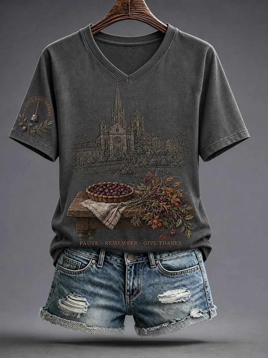 Damen-T-Shirt mit Schweizer Jeûne genevois-Kunstdruck