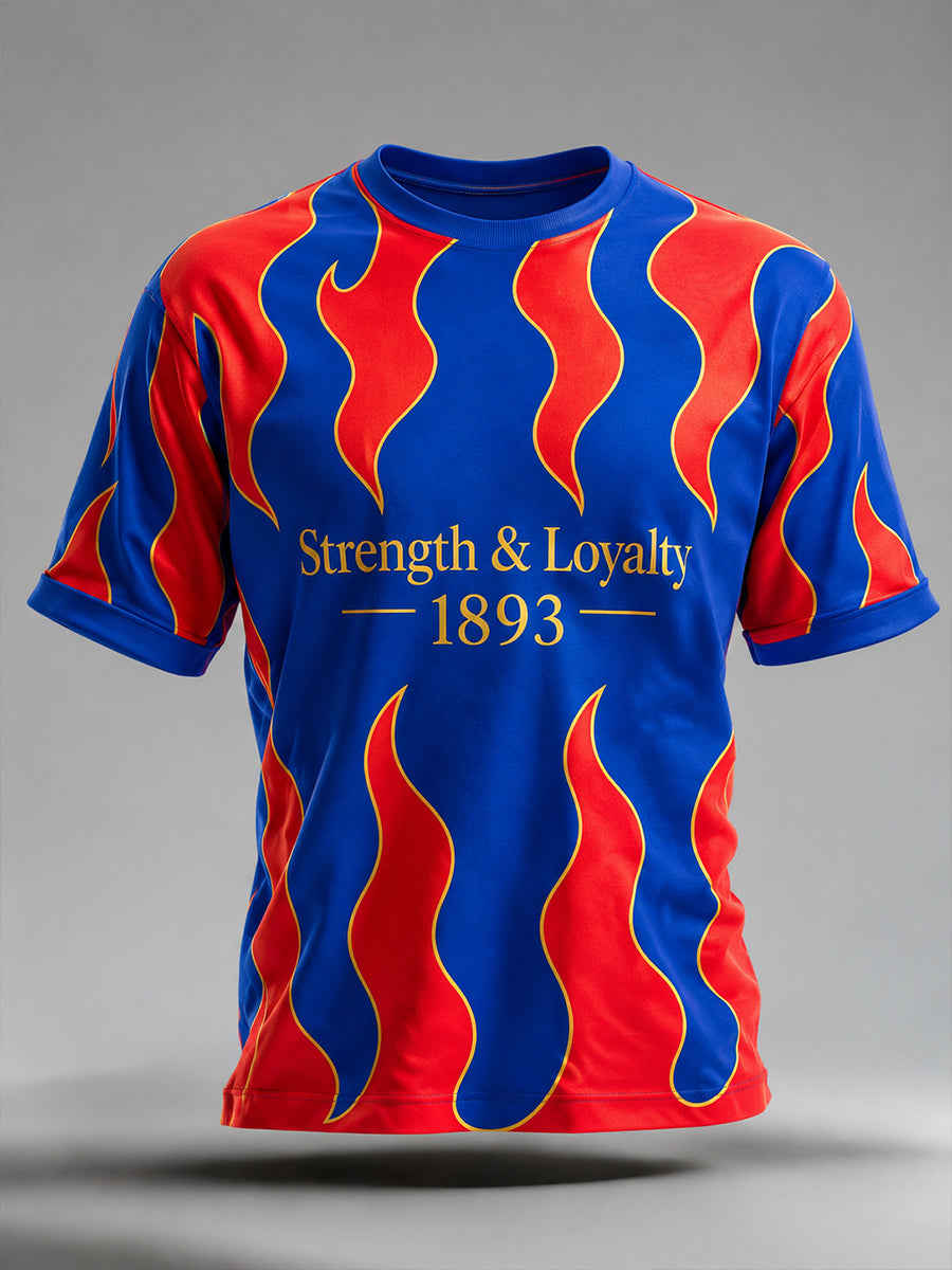 Herren-T-Shirt mit Kunstdruck und kulturellen Elementen des FC Basel