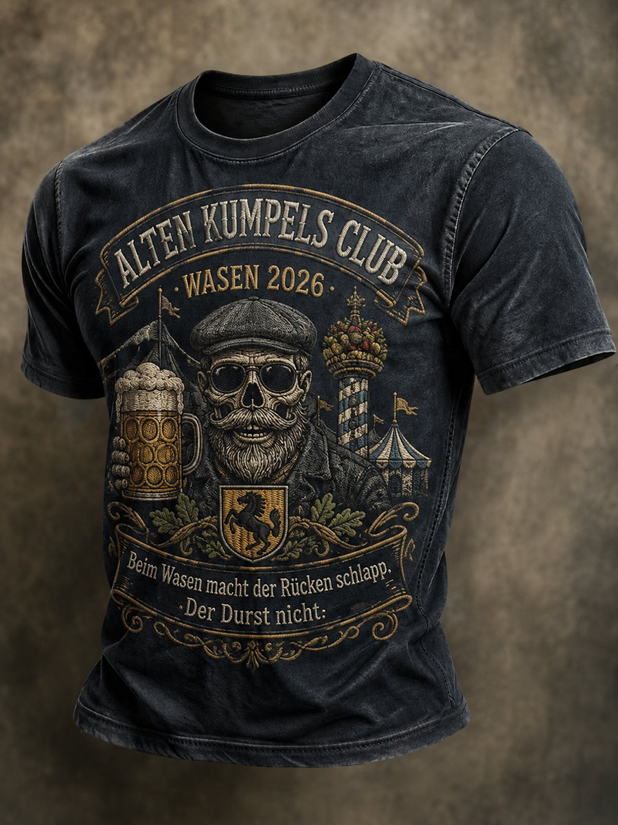Herren-T-Shirt mit lustigem Slogan zum Cannstatter Volksfest
