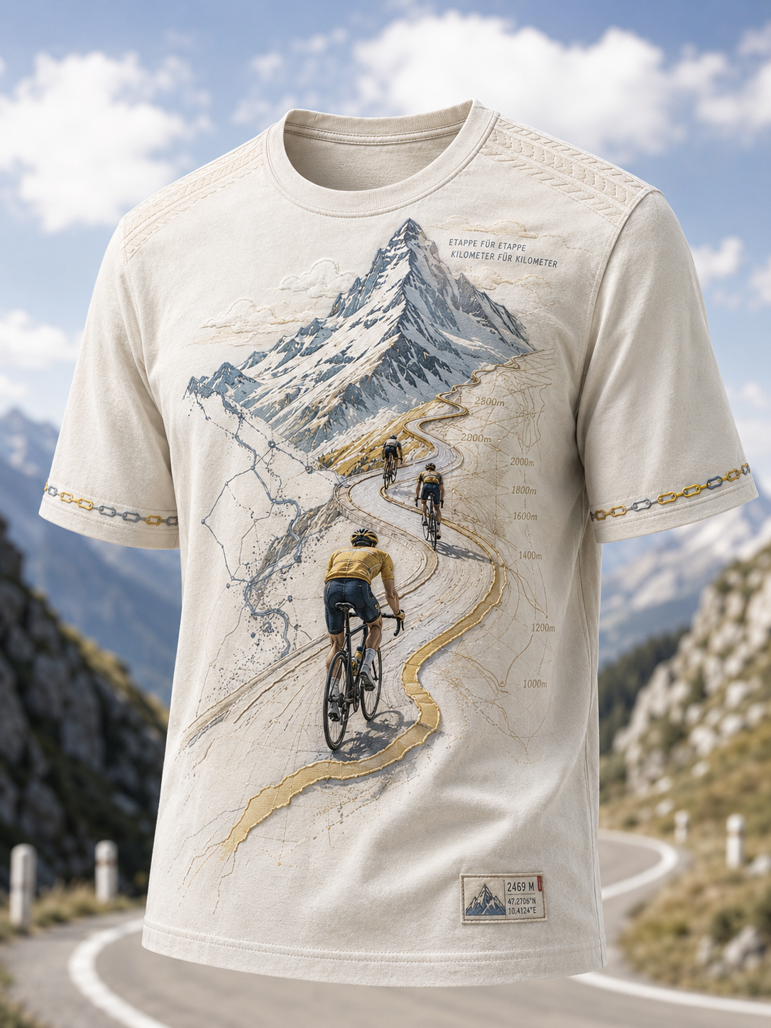 Herren-Radtrikot in Deutschland mit kurzen Ärmeln