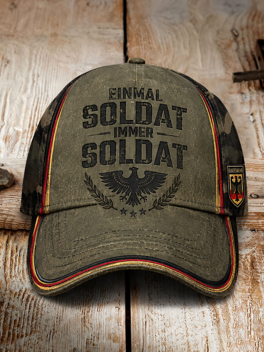 Herren Veteran Memorial Slogan Grafik hut