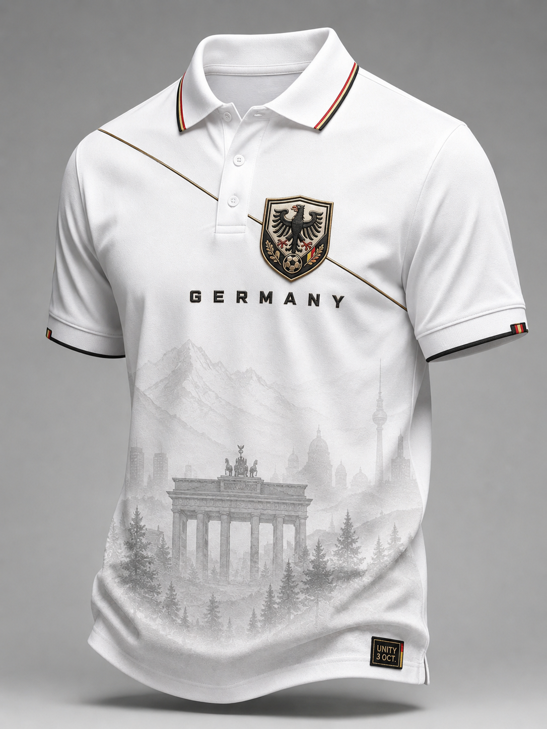 Kurzarm-Shirt für Männer zum Tag der deutschen Einheit