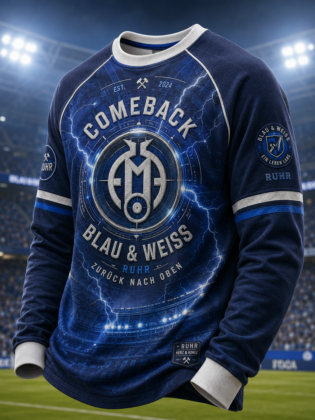 Männer Schalke Langarm T-Shirt
