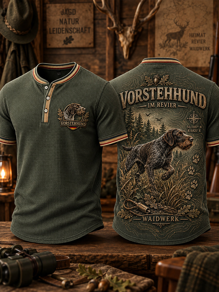 Männer deutsche Jagd saison kurze Ärmel T-Shirt