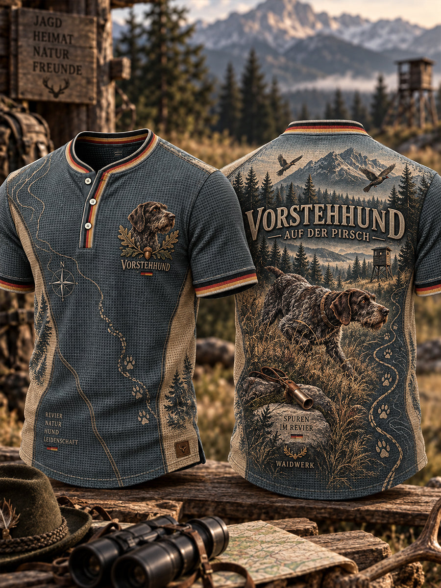 Herren-T-Shirt mit Kurzarm zur deutschen Jagdsaison