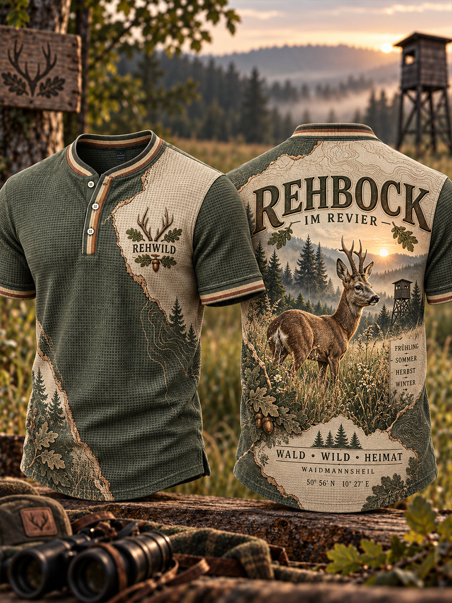 Herren-T-Shirt mit Kurzarm zur deutschen Jagdsaison