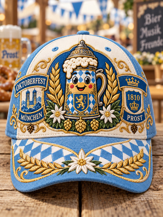 Die Münchner Oktoberfest-Unisex-Mütze