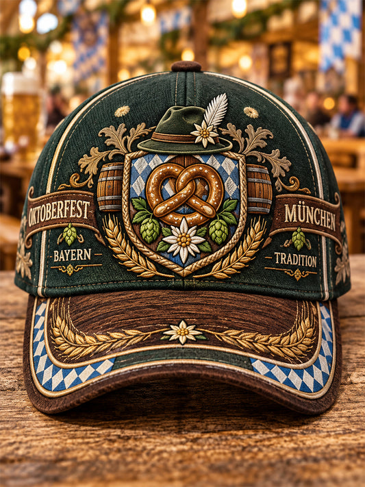 Die Münchner Oktoberfest-Unisex-Mütze