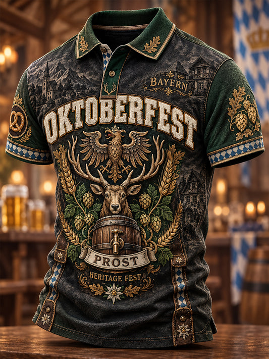 Herren-Poloshirt für das Münchner Oktoberfest