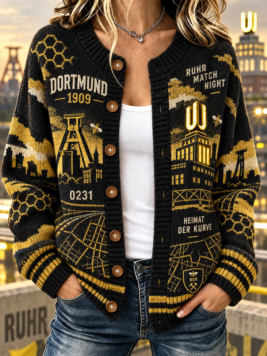 Damen-Strickjacke im Cardigan-Stil aus Dortmund