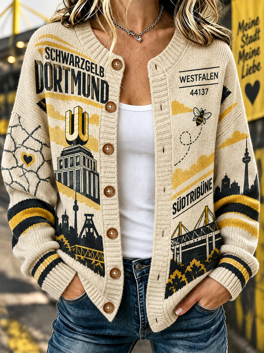 Strickjacke im Cardigan-Stil für Damen