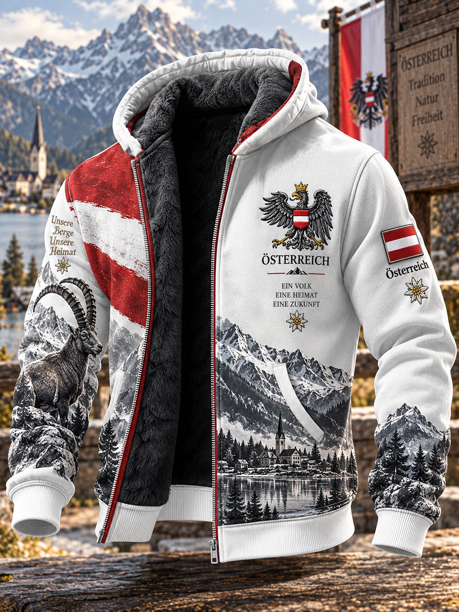 Hoodie zum National feiertag der Männer mit Grafik druck
