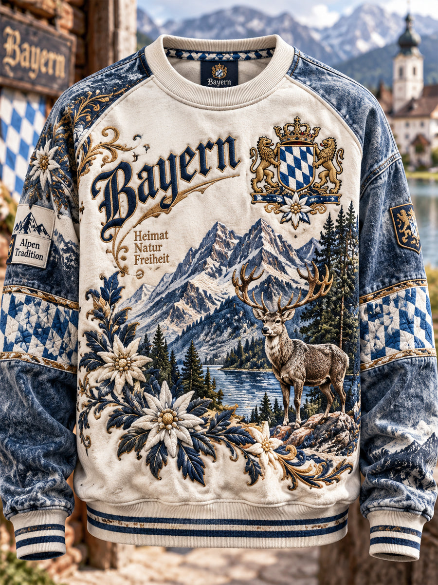 Männer Bayern Langarm T-Shirt