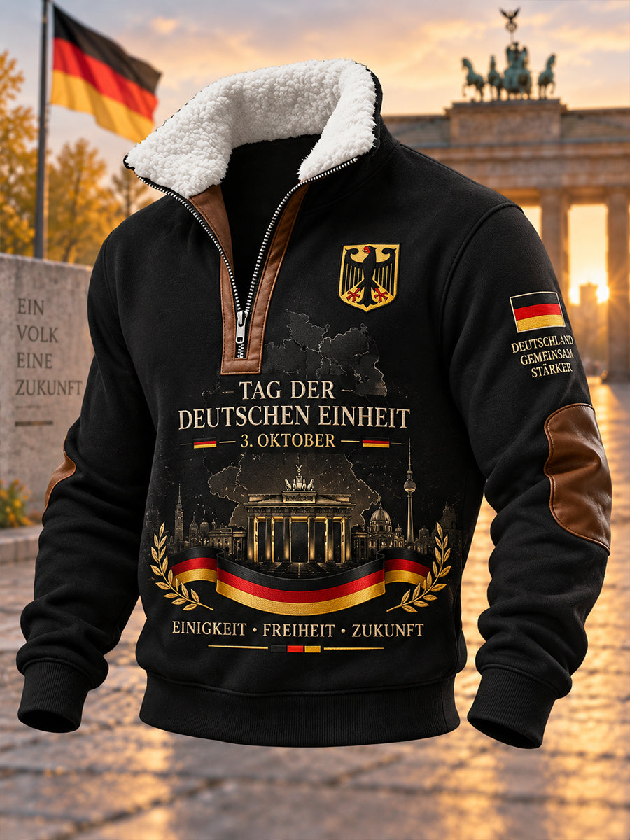 Langärmliges Sweatshirt zum Gedenk-Grafik druck für Männer