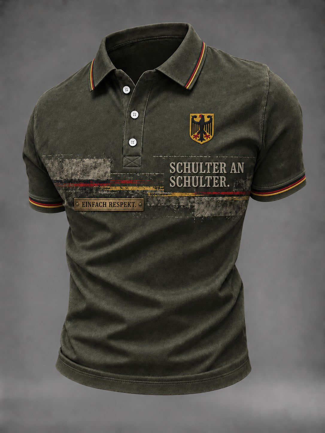 Herren-Deutschland-Volkstrauertag-T-Shirt mit Aufdruck