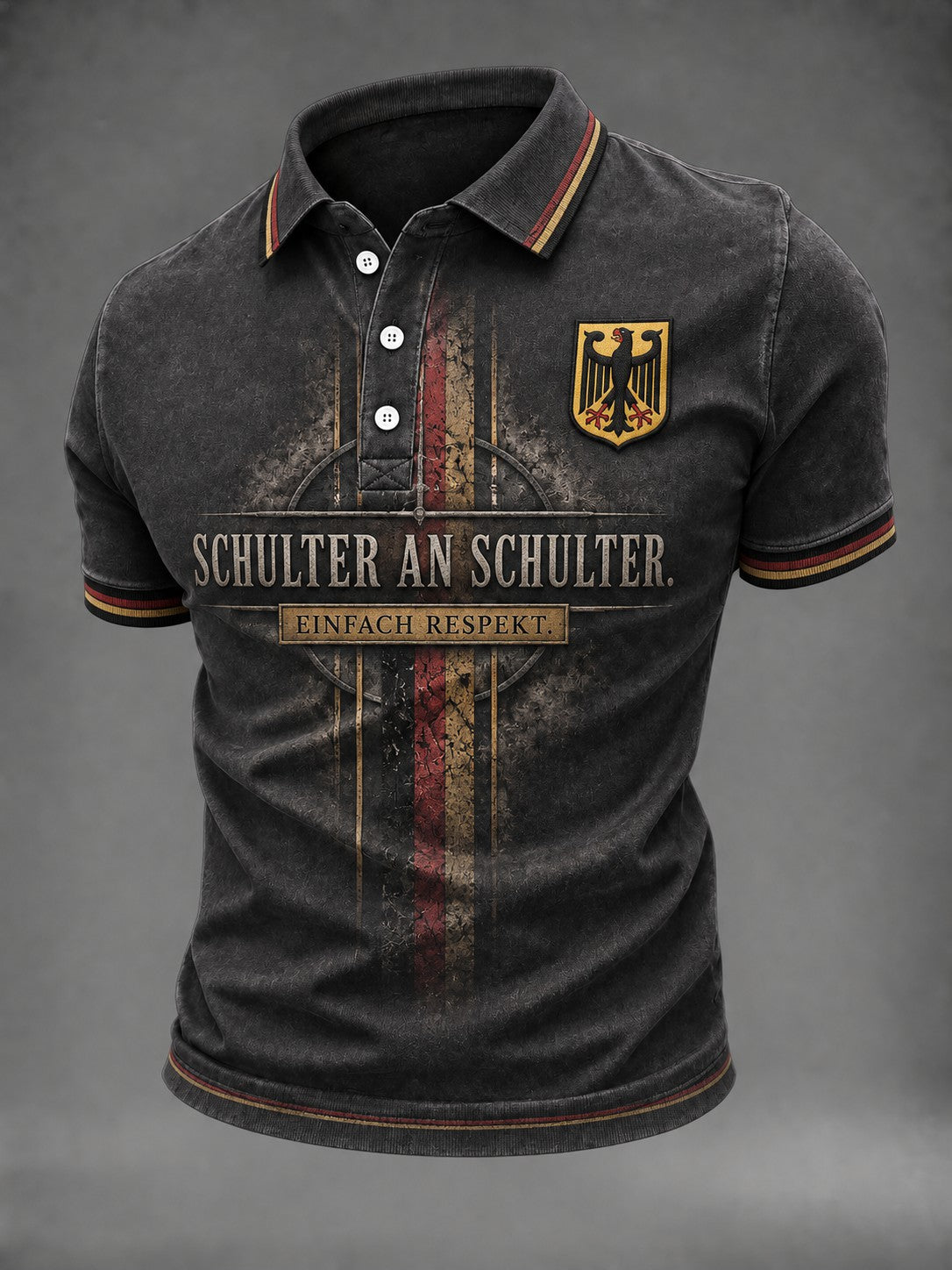 Herren-Deutschland-Volkstrauertag-T-Shirt mit Aufdruck