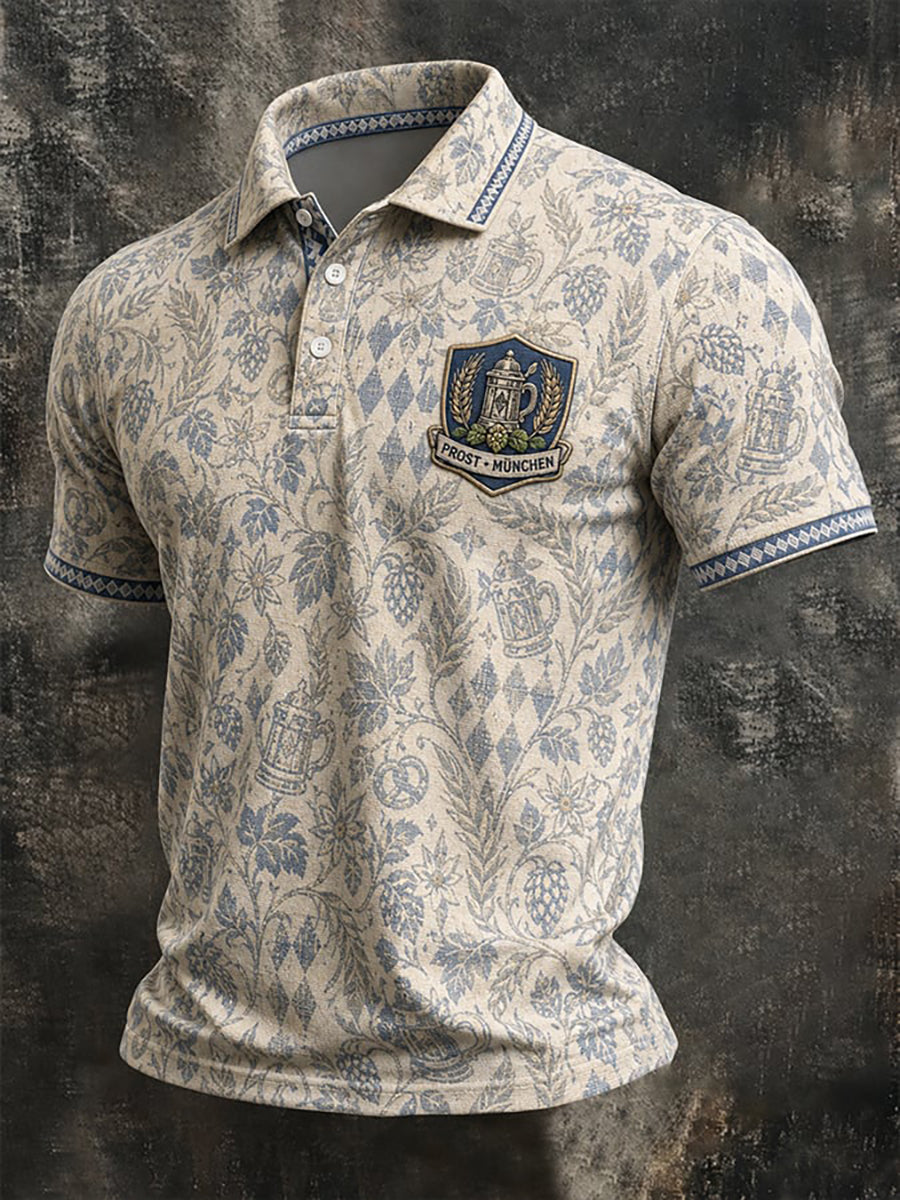 Herren Oktoberfest Stil lässig T-Shirt