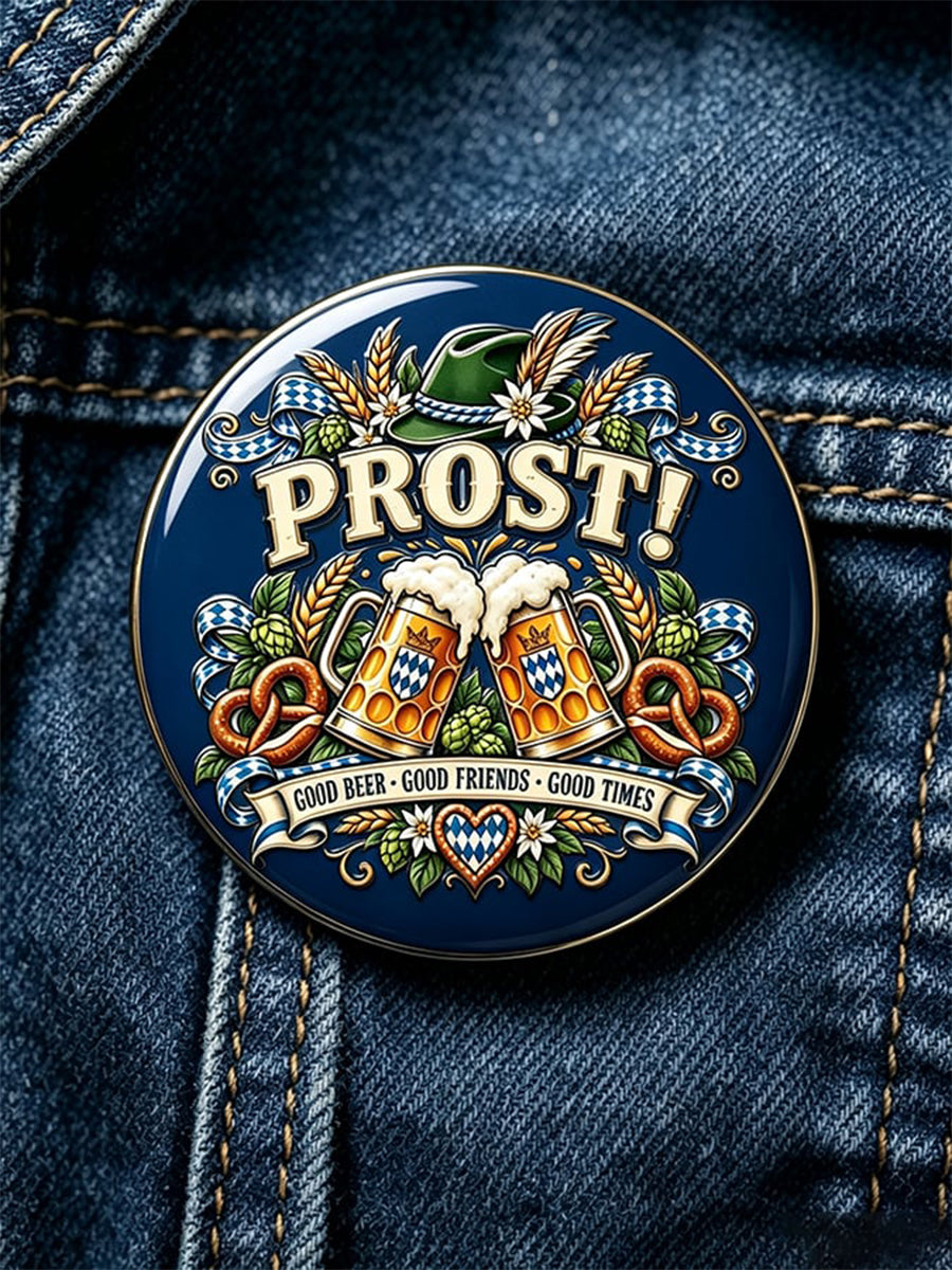 Unisex Oktoberfest Print Brosche