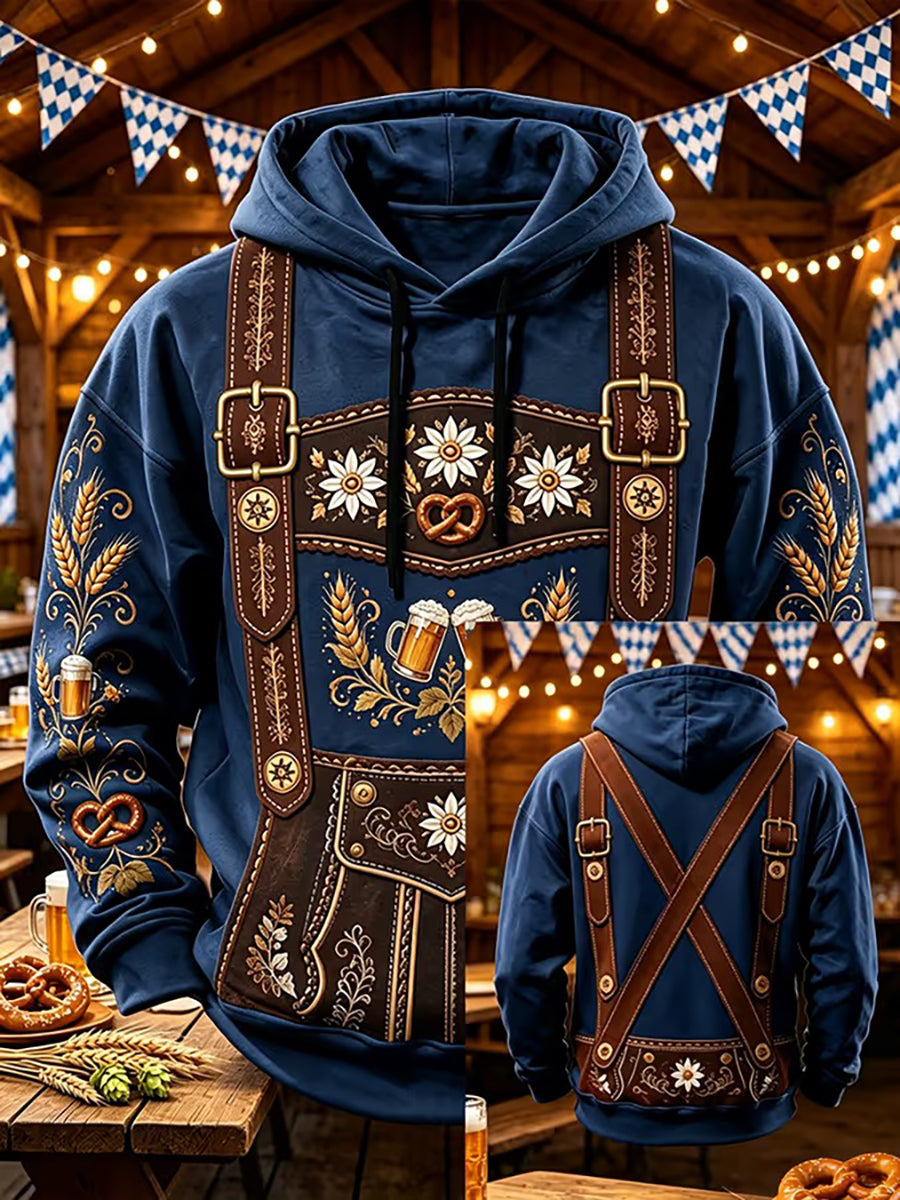 Hoodie im Oktoberfest-Stil für Herren