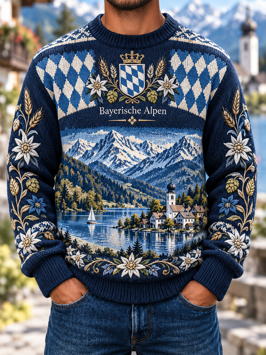 Männer Bayern Imitation Pullover