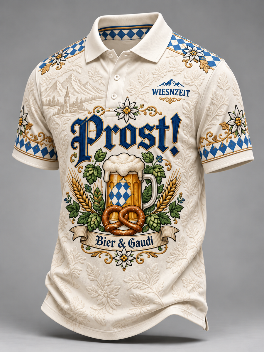 Männer Oktoberfest Polo-Shirt