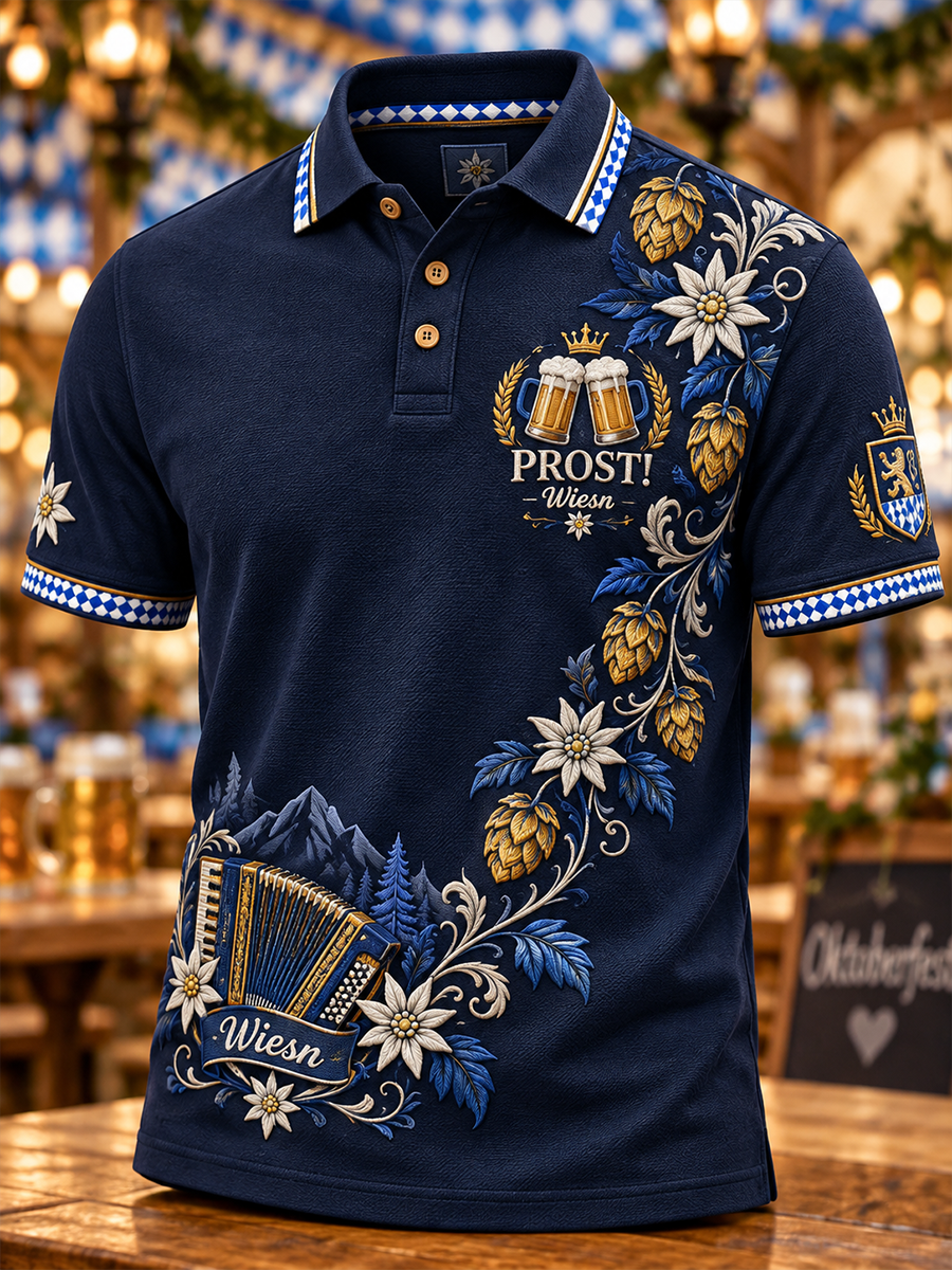 Herren-Oktoberfest-Poloshirt