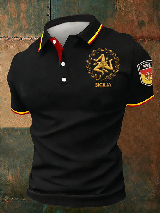 Camicia Sicilia Trinacria da uomo