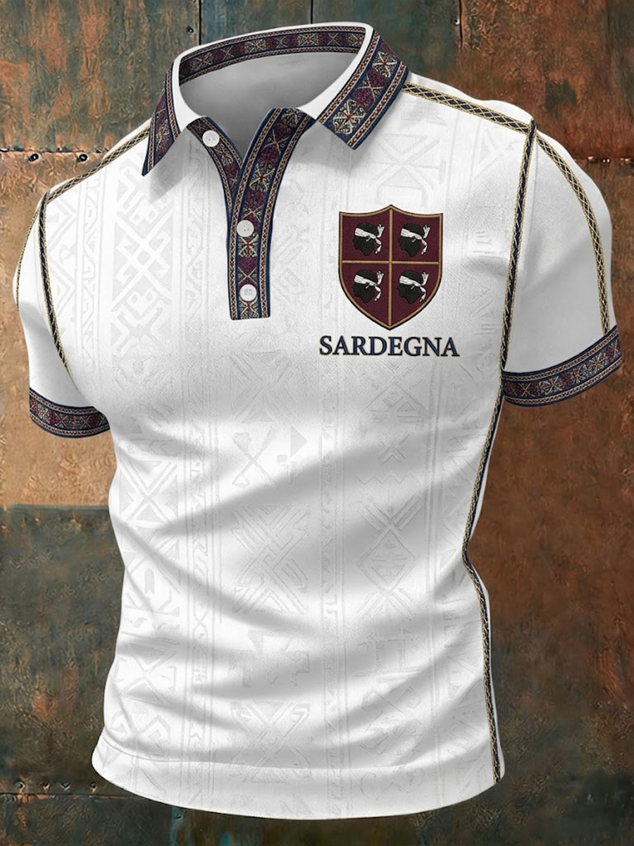 Camicia da uomo Sardegna Quattro Mori