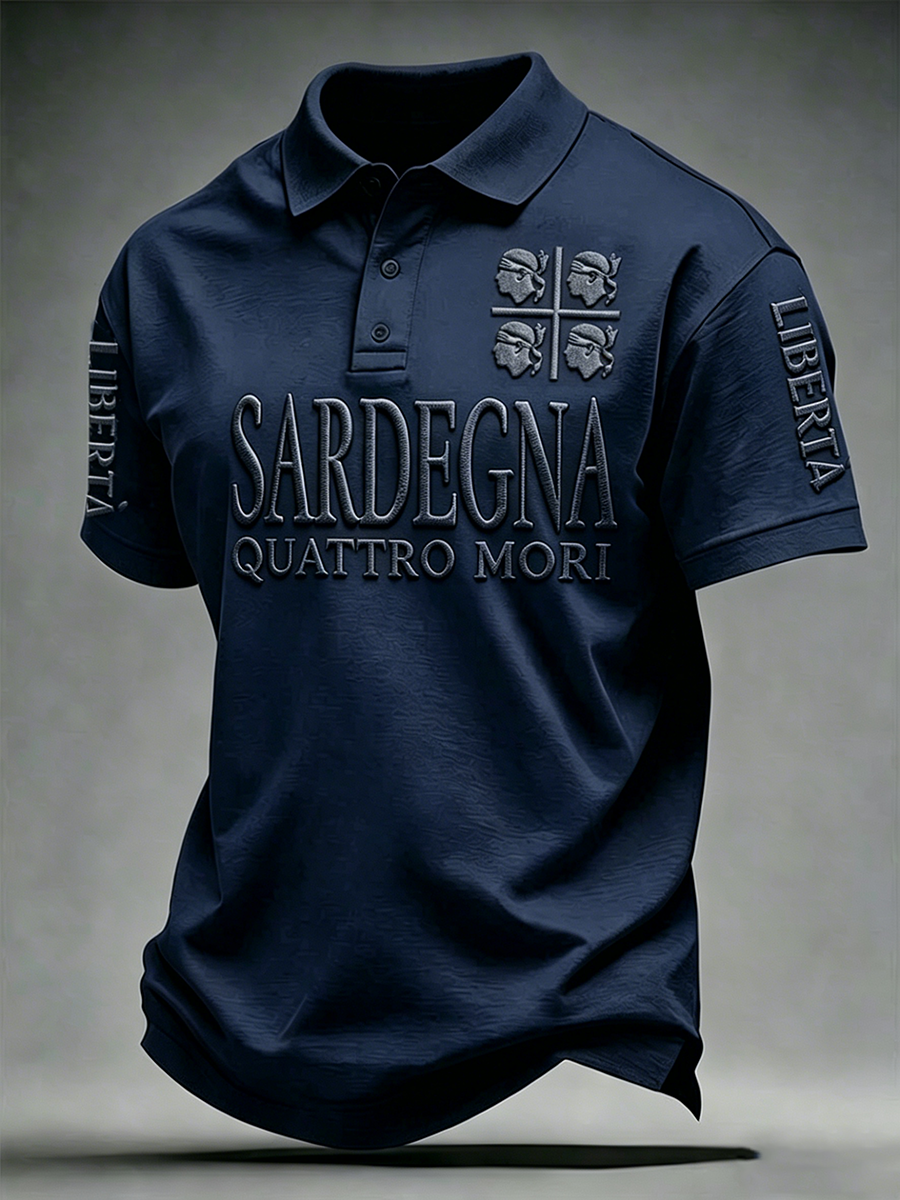 Maglietta da uomo Sardegna Quattro Mori